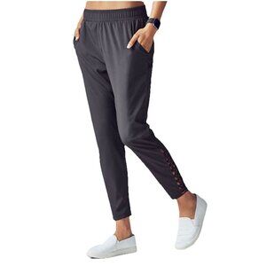 Fabletics Tiana Pants Pull On Stretchy Gray Women XL